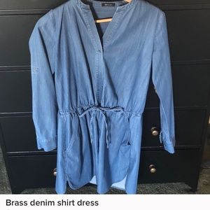 Brass Denim shirt dress